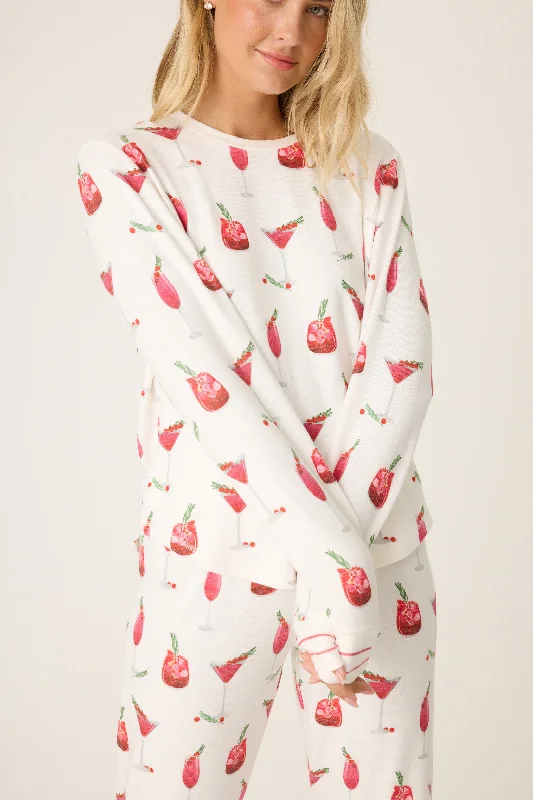 Cranberries & Cocktails Long Sleeve Top