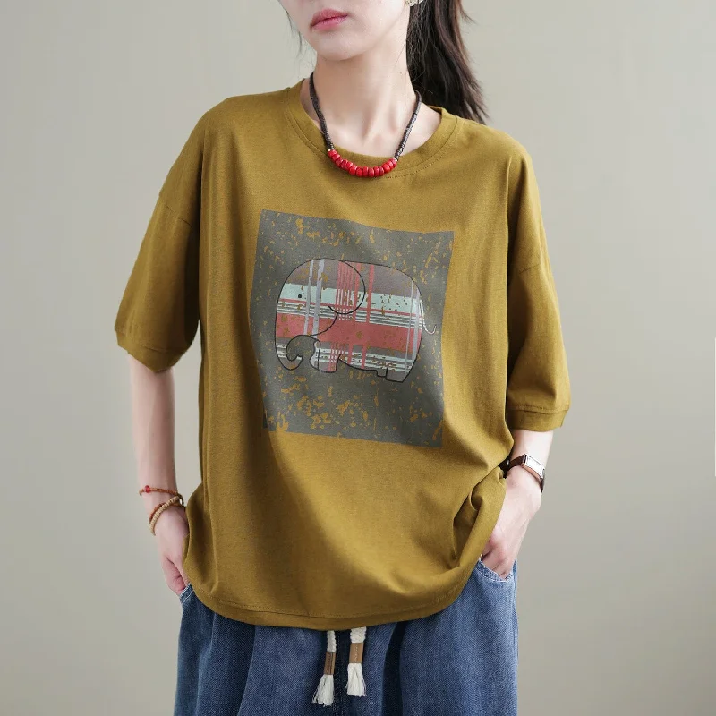 Women Summer Loose Casual T-Shirt