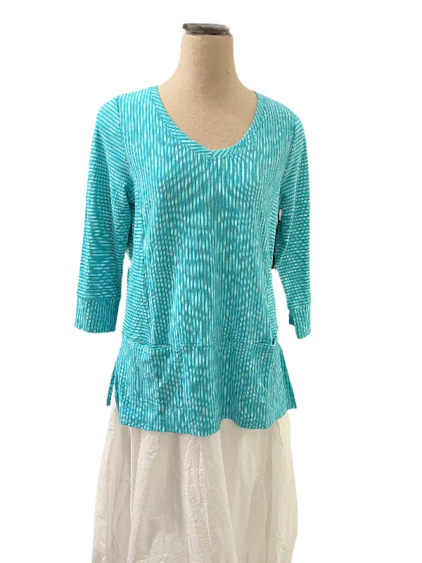 Habitat Spring/Summer Sale 24940 Built in Pocket Tunic, Lake 50% Off Regular Price