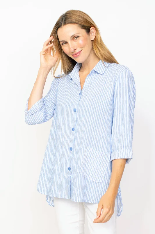 Habitat Spring/Summer Sale, 47248 Wrap Around Tunic, Cornflower 50% Off Regular Price