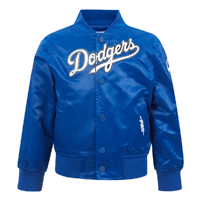 LOS ANGELES DODGERS CLASSIC TODDLER BOYS SATIN JACKET (DODGER BLUE)