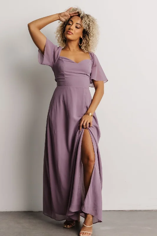 Sierra Sweetheart Maxi Dress | Lilac