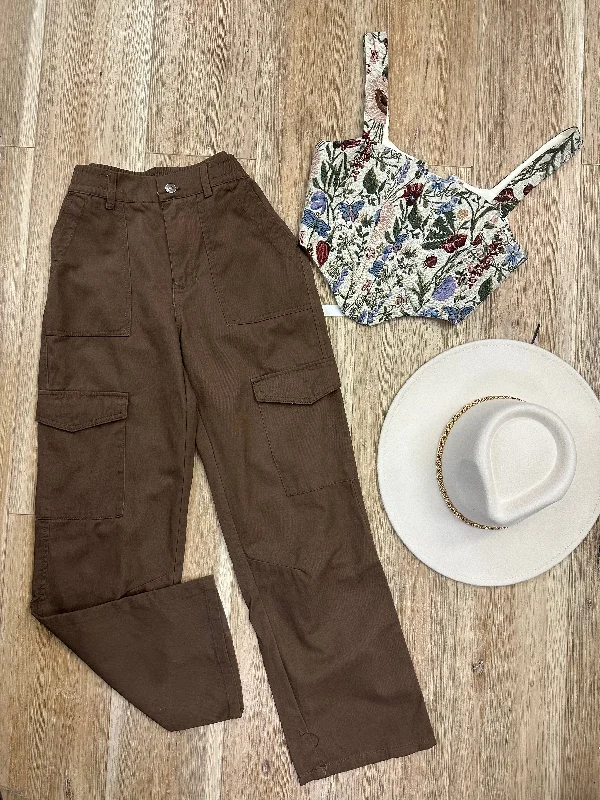 Brown Cargo Pants