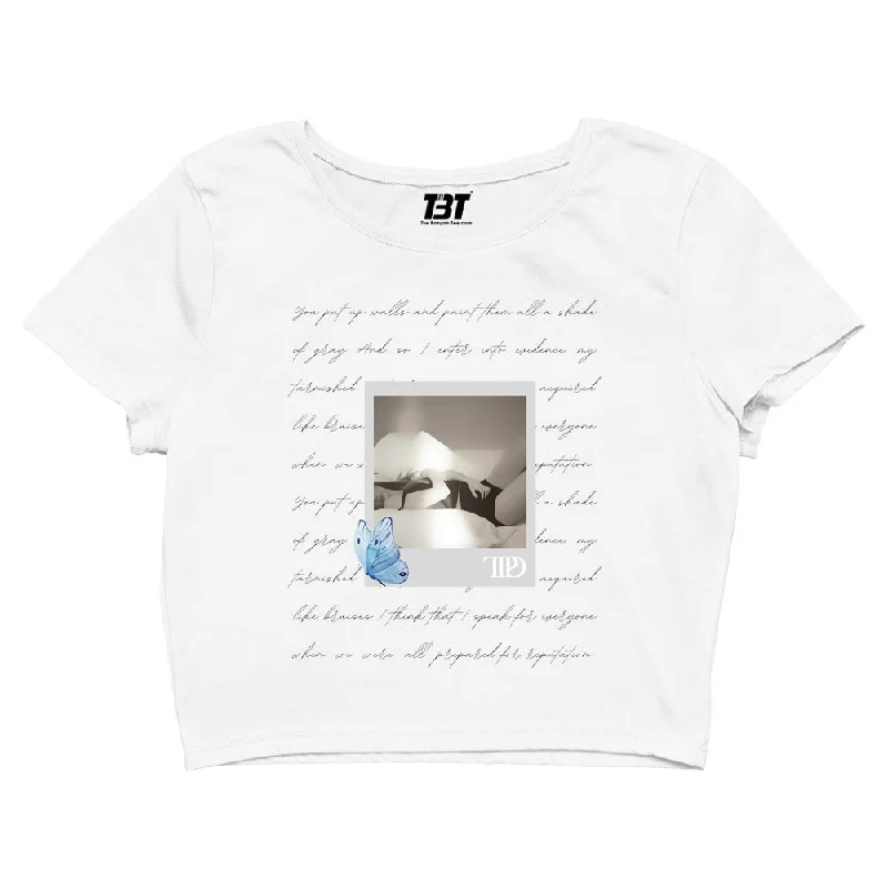 Taylor Swift Crop Top - Tortured Poets Department