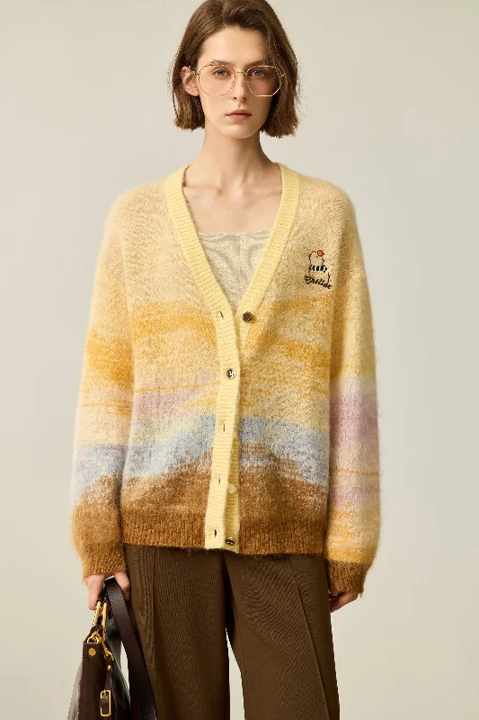 LILY Fun Capybara Knit Cardigan