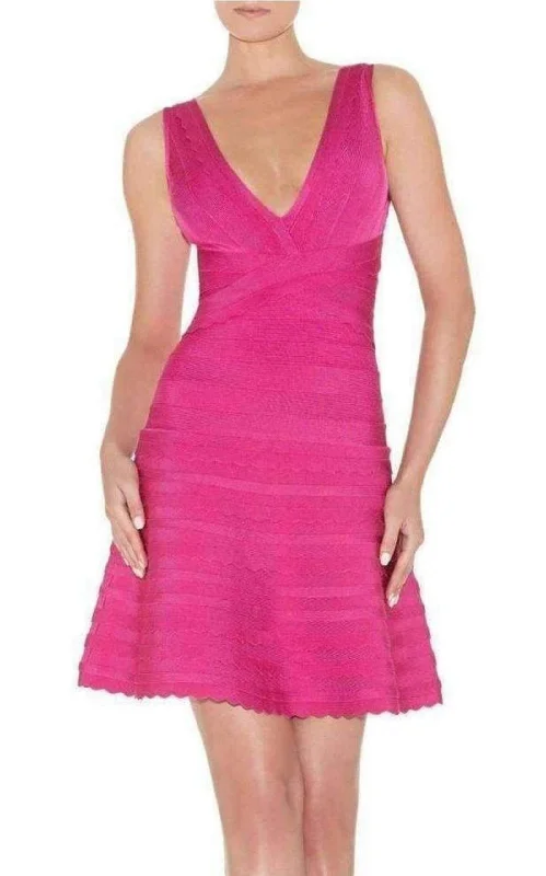 Nikayla Scalloped Edge Caprice Pink Dress