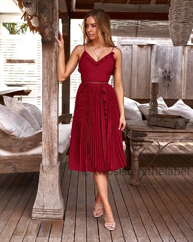 Maia Dress - Red