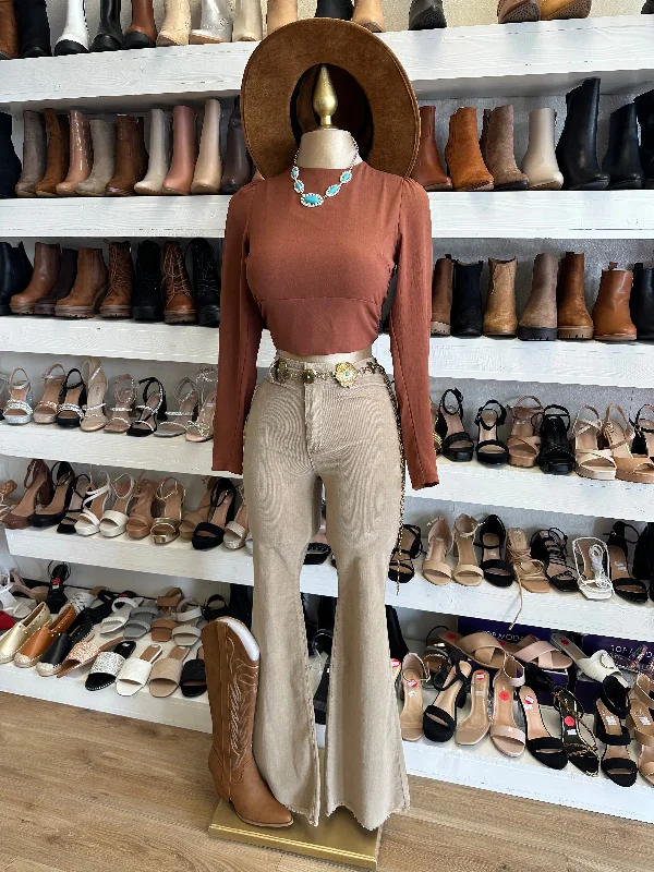 Taupe Beige Pants