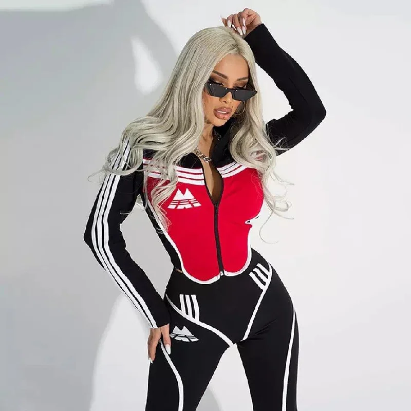 Tracksuit Top with Women Pants