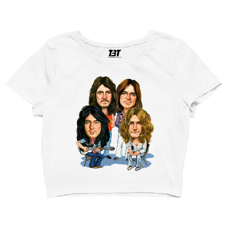 Led Zeppelin Crop Top - The Rock Legends