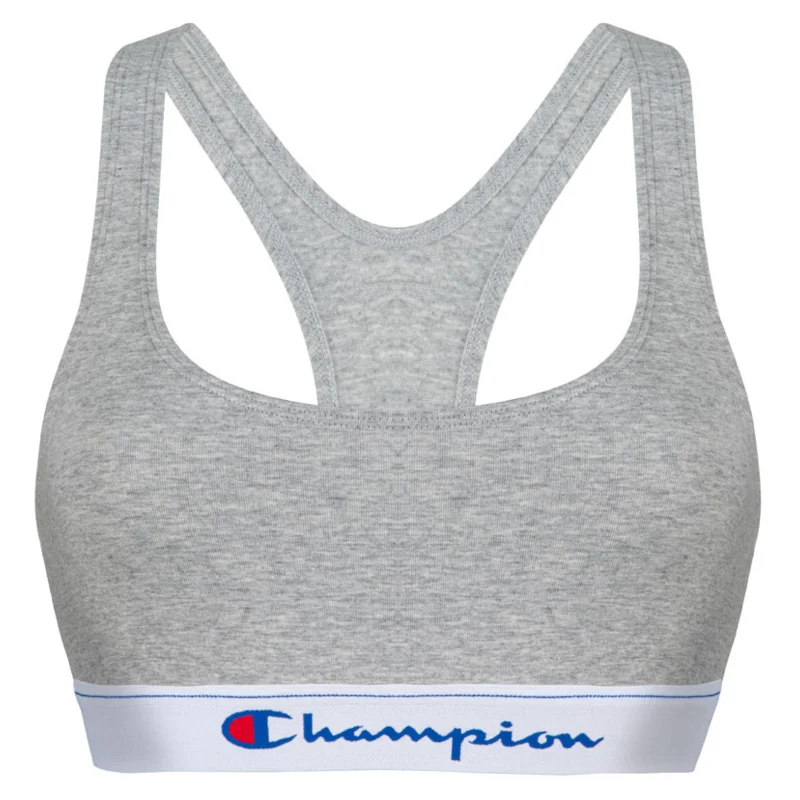 Racer Top Classic Crop Top Bra Grey - Champion