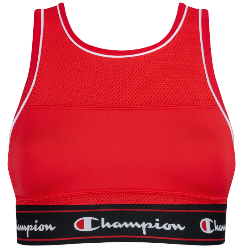 Tank Fashion Activewear Crop Top Bra Red - Champion