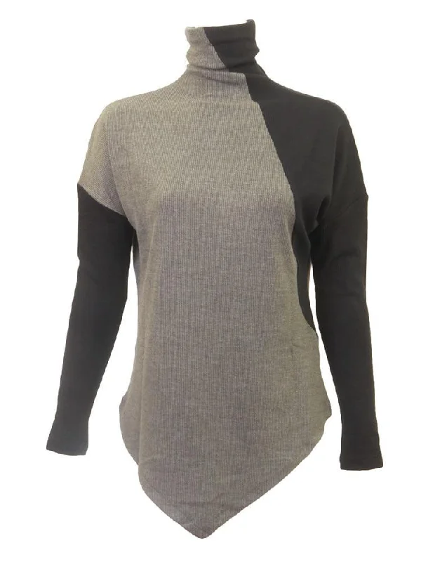 Qew Mock-Neck Dolman Top