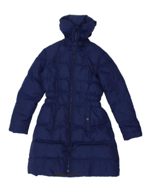 CALVIN KLEIN Womens Padded Coat UK 20 2XL Blue Polyester