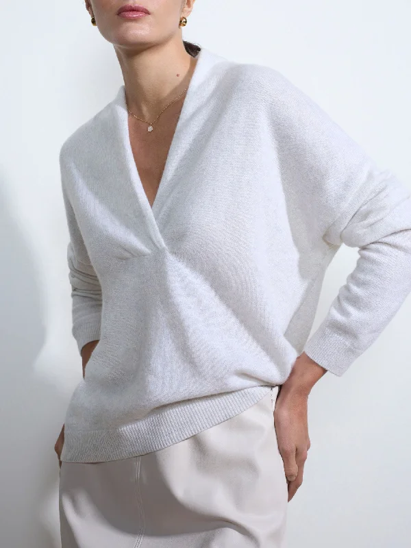 The Siena Wrap Neck Pullover