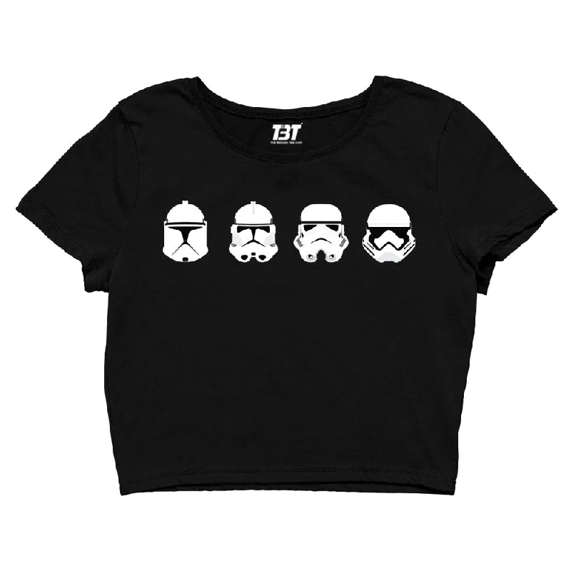 Star Wars Crop Top - War Helmets