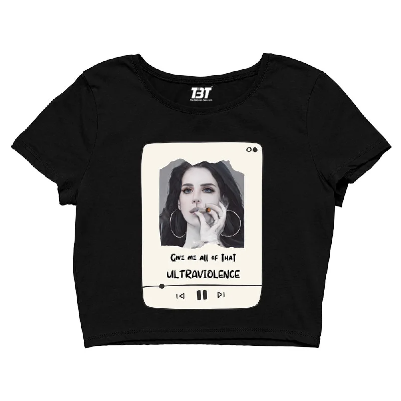 Lana Del Rey Crop Top - Ultraviolence