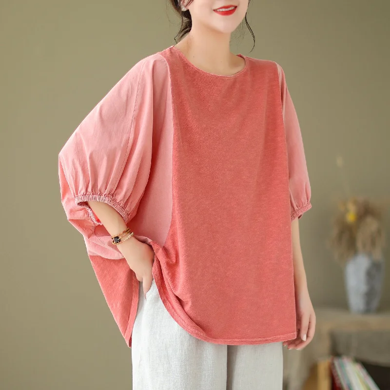 Women Summer Loose Casual T-Shirt Plus Size