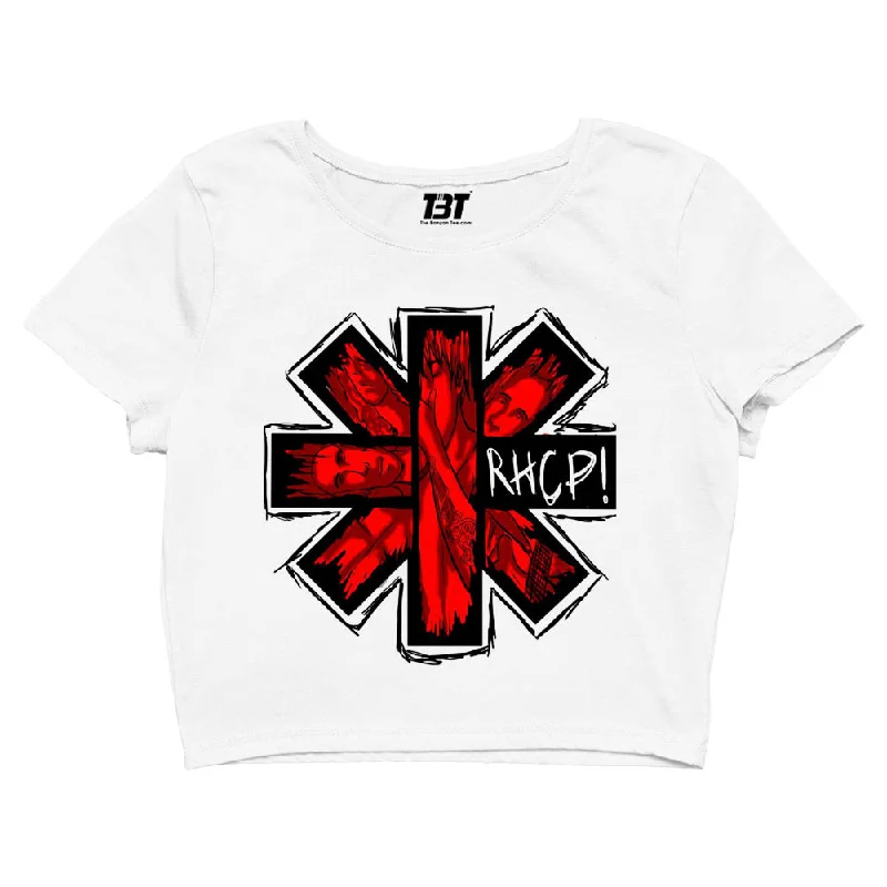 Red Hot Chili Peppers Crop Top - Red Hot Art