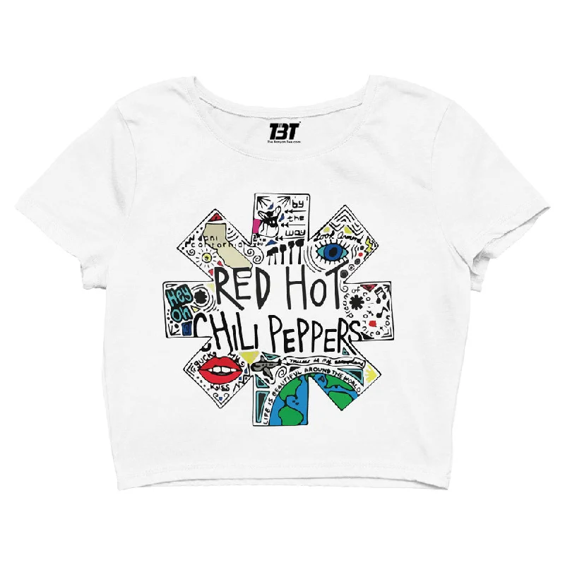 Red Hot Chili Peppers Crop Top - Doodle