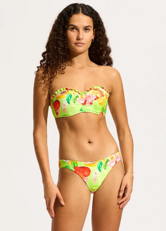 Tropique Hipster Bikini Bottom - Aloe Gel